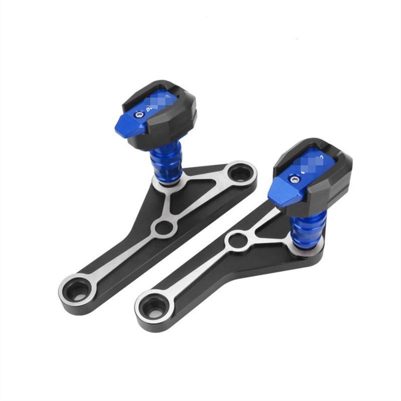 Sturzpads Motorrad Für D┐UCATI Für X┐DIAVEL 1260 1260S 2021 2022 Motorrad Fallschutz Rahmen Slider Verkleidung Schutz Crash Pad Protector(Blue,Ducati) von SOFBO