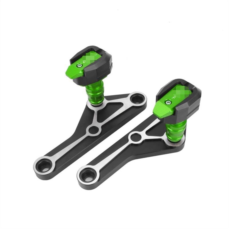 Sturzpads Motorrad Für D┐UCATI Für X┐DIAVEL 1260 1260S 2021 2022 Motorrad Fallschutz Rahmen Slider Verkleidung Schutz Crash Pad Protector(Green,DIAVEL) von SOFBO