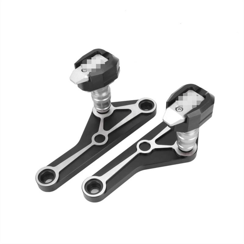 Sturzpads Motorrad Für D┐UCATI Für X┐DIAVEL 1260 1260S 2021 2022 Motorrad Fallschutz Rahmen Slider Verkleidung Schutz Crash Pad Protector(Silver,DIAVEL) von SOFBO
