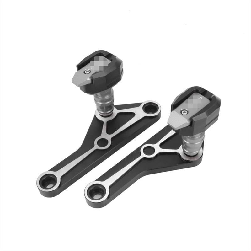 Sturzpads Motorrad Für D┐UCATI Für X┐DIAVEL 1260 1260S 2021 2022 Motorrad Fallschutz Rahmen Slider Verkleidung Schutz Crash Pad Protector(Titanium,DIAVEL) von SOFBO