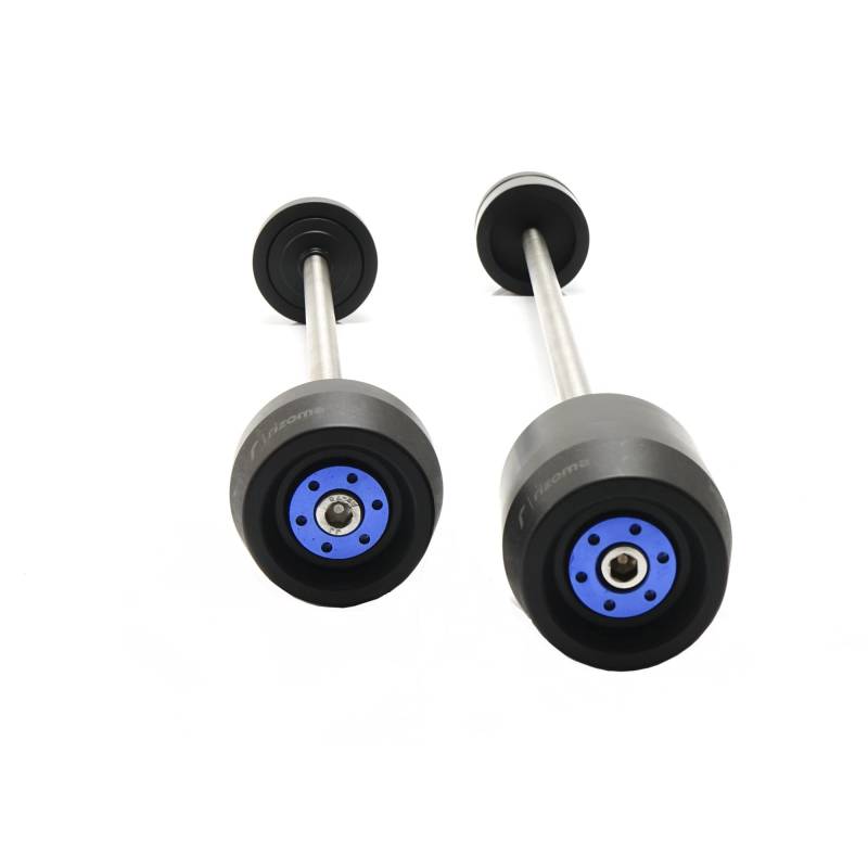 Sturzpads Motorrad Für D┐ucati S┐crambler 400 S┐cramble800 Radschutz Absturzsicherung Motorrad Vorne Hinterachse Gabel Crash Sliders(Blue,Front+Rear) von SOFBO