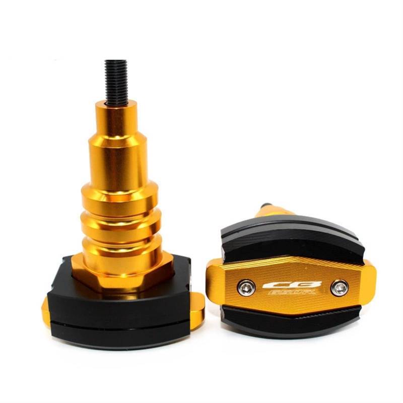 Sturzpads Motorrad Für H┐ONDA CB650R CBR650R CB CBR650R 2019-2022 Motorrad Sturzschutz Rahmen Slider Verkleidungsschutz Crash Pad Protector(Gold,CB650R_2019-2020) von SOFBO