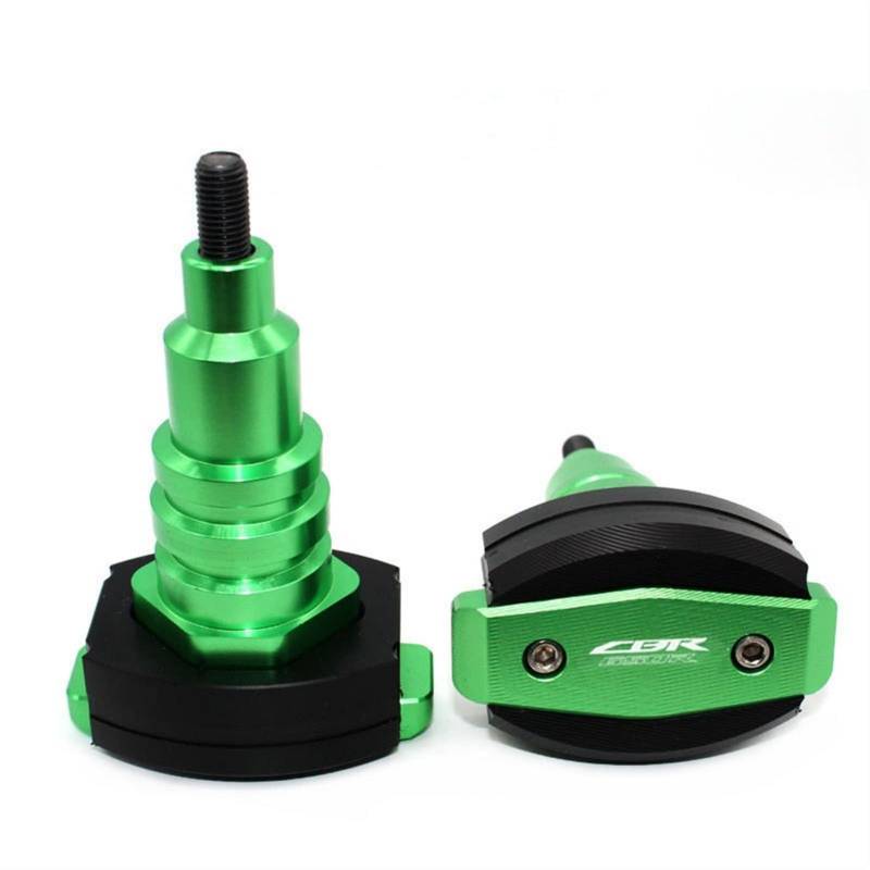 Sturzpads Motorrad Für H┐ONDA CB650R CBR650R CB CBR650R 2019-2022 Motorrad Sturzschutz Rahmen Slider Verkleidungsschutz Crash Pad Protector(Green,CBR650R_2021-2022) von SOFBO
