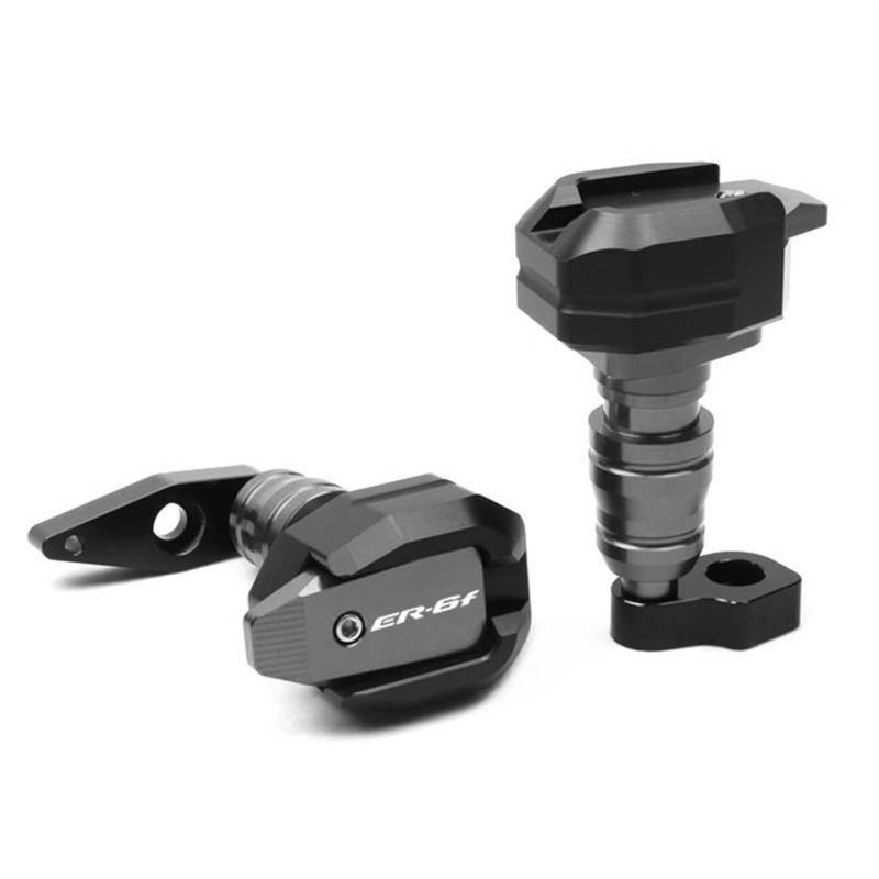 Sturzpads Motorrad Für K┐AWASAKI ER6N ER6F 2012 2013 2014 2015 2016 Motorrad Sturzpad Verkleidung Schutz Anti Crash Pad Protector(Titanium,ER6F) von SOFBO