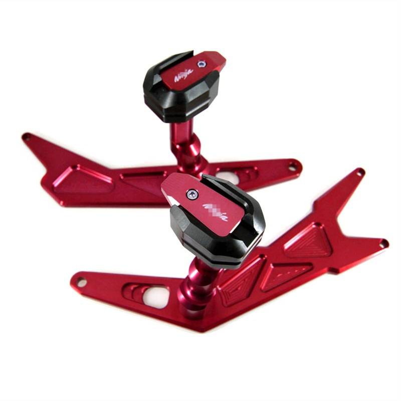 Sturzpads Motorrad Für K┐AWASAKI N┐INJA250 N┐INJA300 N┐INJA 250 300 Motorrad Absturzsicherung Rahmen Slider Verkleidungsschutz Anti Crash Pad Protector(Red) von SOFBO