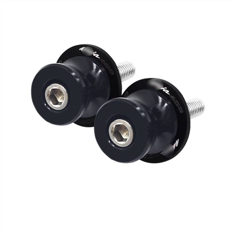 Sturzpads Motorrad Für K┐AWASAKI N┐INJA400 N┐inja400 N┐inja 400 2018-2021 8MM Motorrad Aluminium Schwinge Spulen Slider CNC Ständer Schrauben Zubehör(Black,A) von SOFBO
