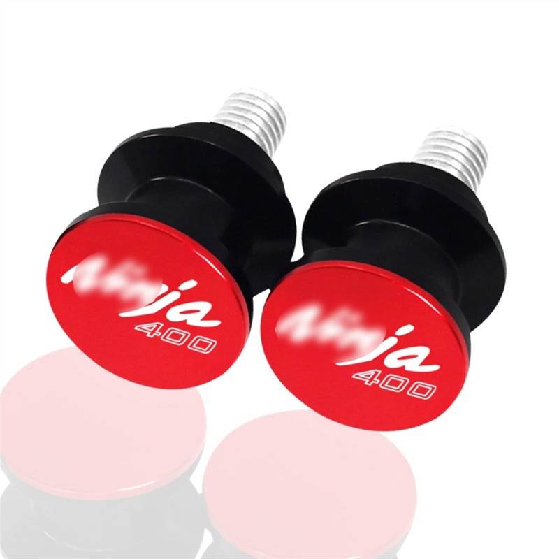 Sturzpads Motorrad Für K┐AWASAKI N┐INJA400 N┐inja400 N┐inja 400 2018-2021 8MM Motorrad Aluminium Schwinge Spulen Slider CNC Ständer Schrauben Zubehör(Red,B) von SOFBO