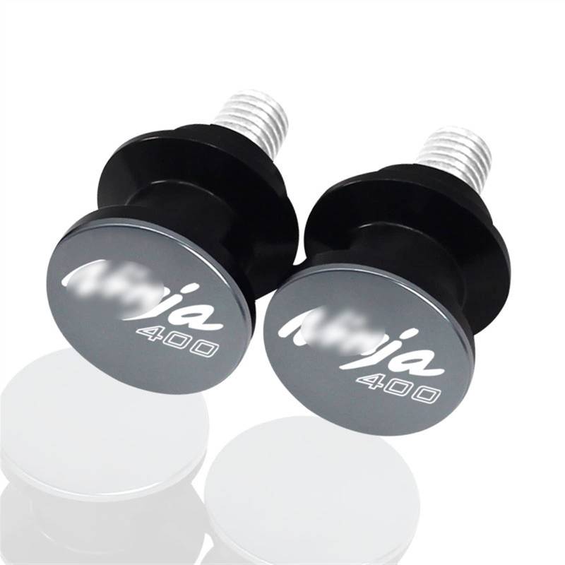 Sturzpads Motorrad Für K┐AWASAKI N┐INJA400 N┐inja400 N┐inja 400 2018-2021 8MM Motorrad Aluminium Schwinge Spulen Slider CNC Ständer Schrauben Zubehör(Titanium,B) von SOFBO