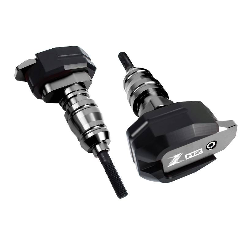 Sturzpads Motorrad Für K┐AWASAKI Z H2 ZH2 Zh2 2019 2020 Motorrad Absturzsicherung Rahmen Slider Verkleidungsschutz Crash Pad Schutz(Titanium) von SOFBO