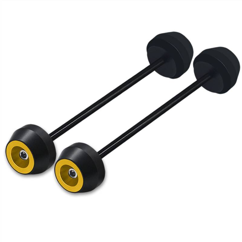 Sturzpads Motorrad Für S┐UZUKI GSX-R600 GSX-R750 GSXR600 GSXR 750 GSX-R 600 700 Motorrad Vorder- und Hinterradgabel Achsschieber Cap Crash Protector(Gold) von SOFBO