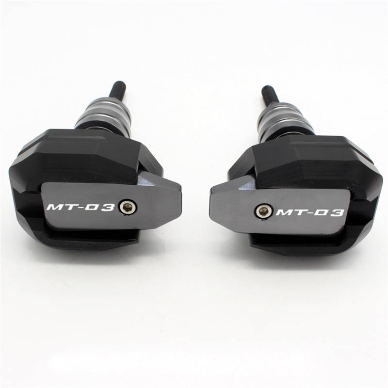 Sturzpads Motorrad Für Y┐AMAHA MT-03 MT-25 YZF-R3 YZF-R25 YZF R3 YZF R25 Fallschutzrahmen Slider Verkleidungsschutz Anti Crash Pad Protector(Titanium,C) von SOFBO
