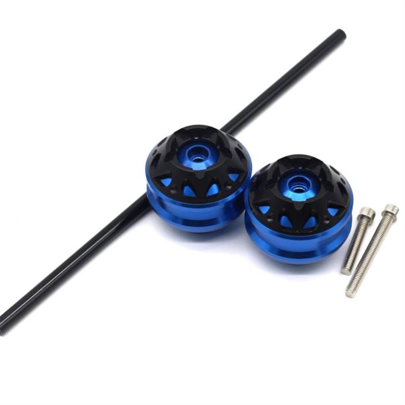 Sturzpads Motorrad Für Y┐amaha XSR700 XSR900 XSR 700/900 2015-2020 Vorder- Und Hinterachse Gabel Crash Sliders Protector(Blue,Front) von SOFBO