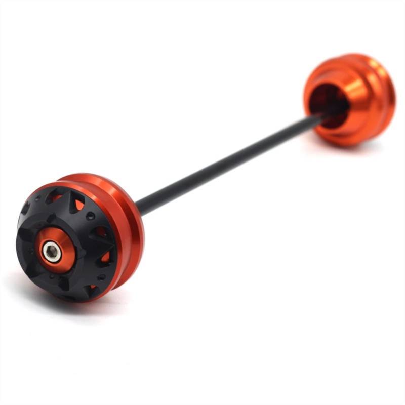 Sturzpads Motorrad Für Y┐amaha XSR700 XSR900 XSR 700/900 2015-2020 Vorder- Und Hinterachse Gabel Crash Sliders Protector(Orange,Rear) von SOFBO