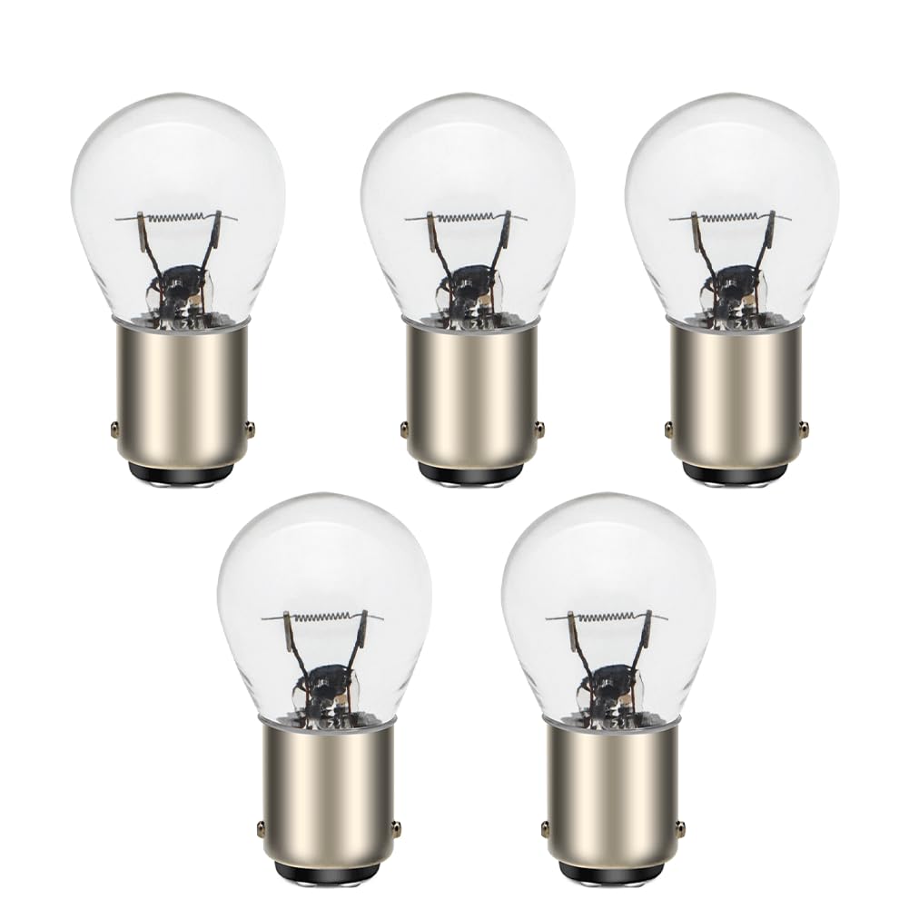 SOFOC-BA15D P21W Glühlampen Für Auto/Motorrad Blinker Bremslicht Rückfahrscheinwerfer S25 24V 21W Warmweiß Einfache Strahlkonstruktion 5Stk SOFOC-BA15D P21W Glühlampen Für Auto/Motorrad Blinker Bremslicht Rückfahrscheinwerfer S25 24V 21W Warmweiß Einfache Strahlkonstruktion 5Stk von SOFOC