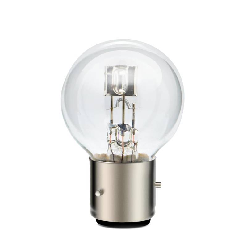 SOFOC BA21D Motorrad Halogen Scheinwerfer Fern-/Abblendlicht Lampe 12V 45W Warmweiß Dual Contact 1Pcs von SOFOC