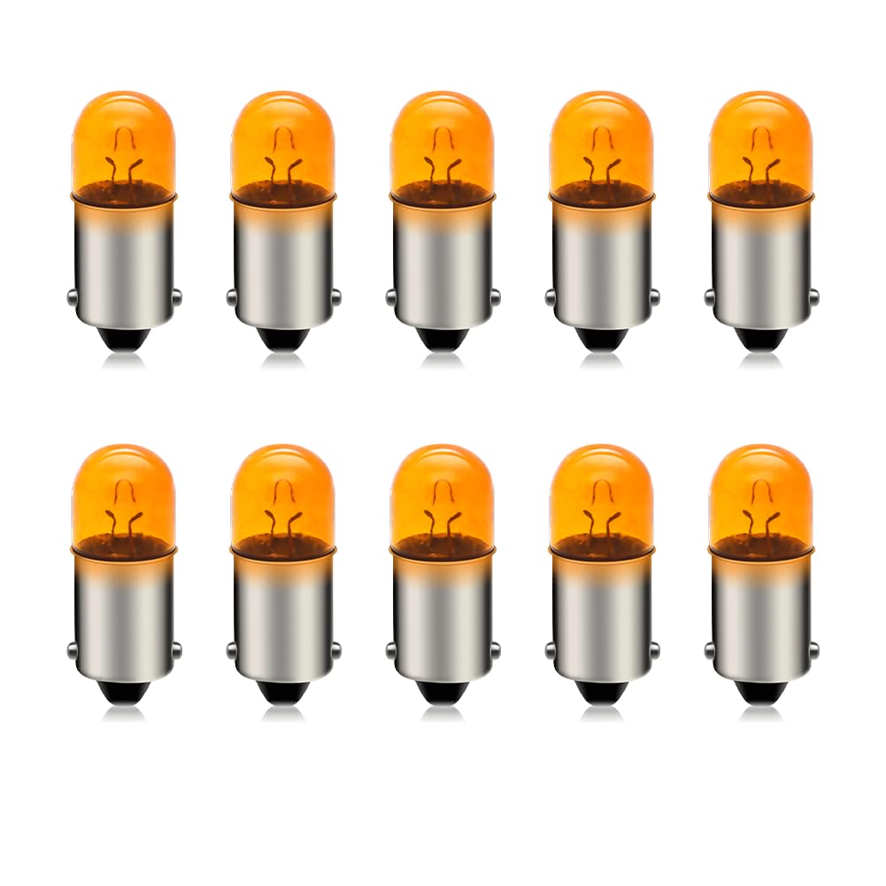 SOFOC-BA9S Innenlampen für Auto Armaturenbrett Anzeigelampen Auto Dome Light Kartenlampe Kofferraumbeleuchtung usw. 12V 5W Gelb 10 Stück SOFOC-BA9S Innenlampen für Auto Armaturenbrett Anzeigelampen Auto Dome Light Kartenlampe Kofferraumbeleuchtung usw. 12V 5W Gelb 10 Stück von SOFOC
