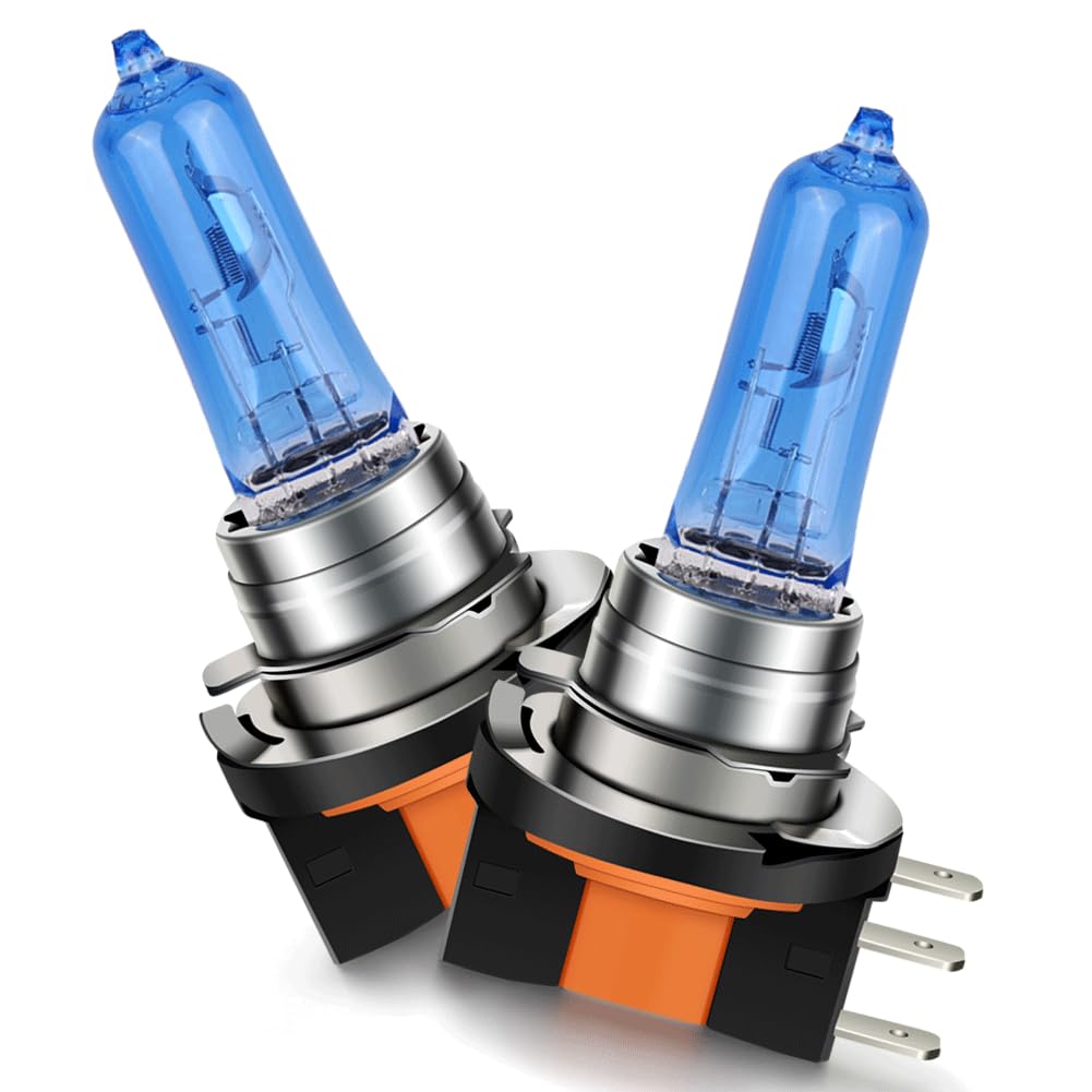 SOFOC-H15 Halogen-Autoscheinwerferlampe 12V Doppelfaden-Design für Abblend- und Fernlicht Weiß 55W/15W Blendfrei 2 Stück SOFOC-H15 Halogen-Autoscheinwerferlampe 12V Doppelfaden-Design für Abblend- und Fernlicht Weiß 55W/15W Blendfrei 2 Stück von SOFOC