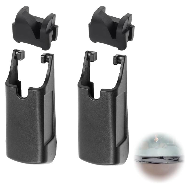 2 Stück Scheibenwischer Abdeckung, Frontwischerarm Abdeckkappe Ersatz W000050335, Wischerarmkappe Für Mercedesbenz A B C E Klasse W176 W246 W205 W213 Vito W447 Scheibenwischerabdeckung von SOGHO
