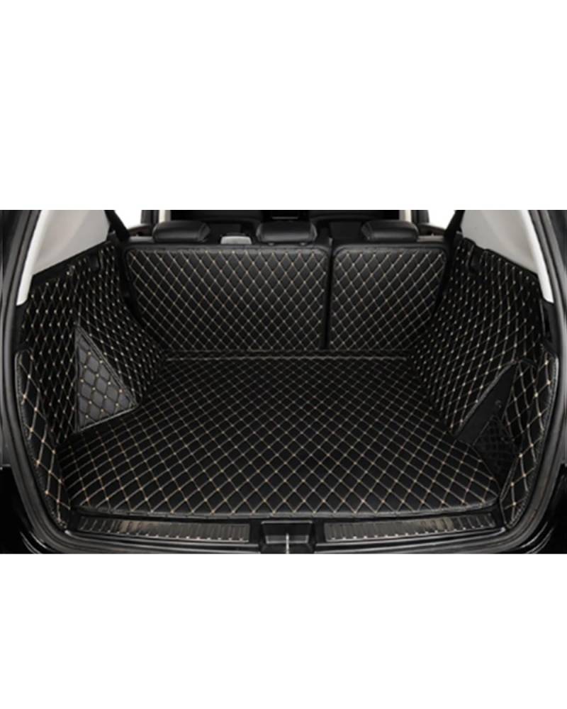 Boot Mat Boot Liner Für Seat Für Cupra Für Ateca 2017 2018 2019 2020 2021 2022 2023 2024 Kofferraummatten Kofferraumteppich Kofferraummatte(4All Black) von Sohini