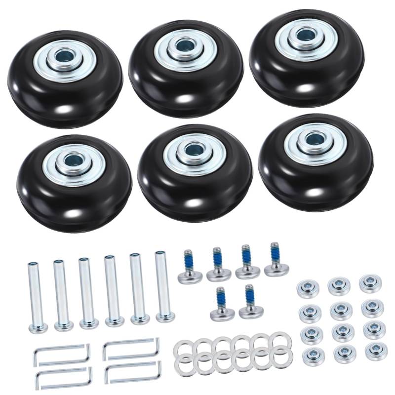 SOIMISS 1 Set Gepäck Universalrad Kofferräder Ersatz Reisekoffer Gepäckräder Voyage Wheel Kofferräder Für Koffer Gepäck Schwenkräder Lenkrollen Taschen Kunststoff von SOIMISS