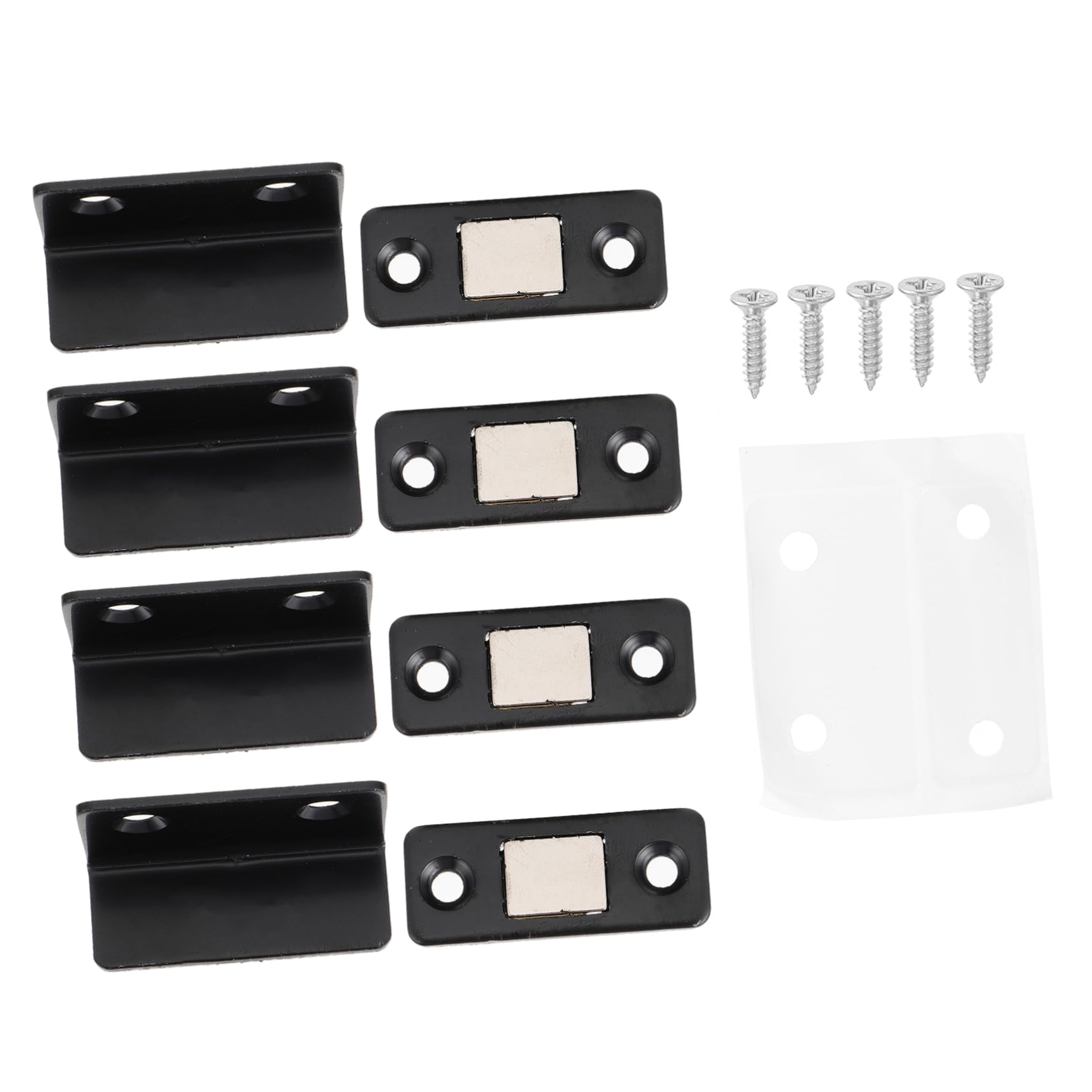 SOIMISS 4 Stück Magnetischer Tür Stopper Streifen Stoppt Fangen Magnetverschluss Schrankverschluss L-förmiger Türverschluss Schranktürverschluss Kleiderschrank Möbelriegel Stahl Schwarz SOIMISS 4 Stück Magnetischer Tür Stopper Streifen Stoppt Fangen Magnetverschluss Schrankverschluss L-förmiger Türverschluss Schranktürverschluss Kleiderschrank Möbelriegel Stahl Schwarz von SOIMISS