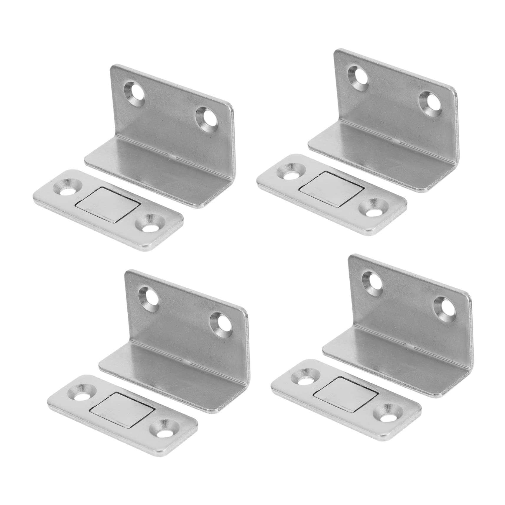 SOIMISS 4 Stück Magnetischer Tür stopper magnetischer Türverschluss Türstopper magnetisch Kleiderschrank Möbelmagnet Türverschluss l-förmiger Türverschluss Möbelriegel Stahl Silber SOIMISS 4 Stück Magnetischer Tür stopper magnetischer Türverschluss Türstopper magnetisch Kleiderschrank Möbelmagnet Türverschluss l-förmiger Türverschluss Möbelriegel Stahl Silber von SOIMISS