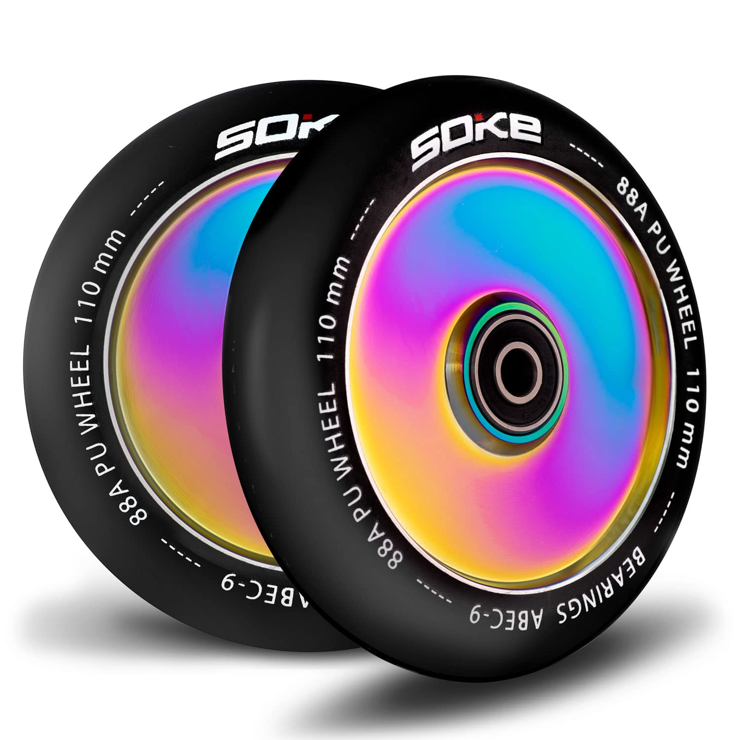 SOKE Scooter Räder 1679, 5x12x12cm, Zwei Stück, Gold, Langlebig, für Kinder, Jugendliche, Erwachsene, Profis | Kickscooter Scooter Wheels Suitable for Razor/Cox/Albott and most Freestyle Scooters SOKE Scooter Räder 1679, 5x12x12cm, Zwei Stück, Gold, Langlebig, für Kinder, Jugendliche, Erwachsene, Profis | Kickscooter Scooter Wheels Suitable for Razor/Cox/Albott and most Freestyle Scooters von SOKE