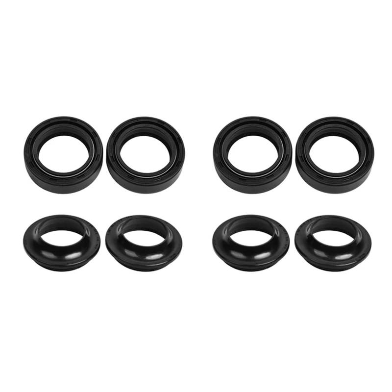 26x37x10,5 26 * 37 Motorrad Front Shock Gabel Dämpfer Welle Öl Dichtung 26 37 Staub Abdeckung Lip for F 10 JET LINIE 50 1992-1997(4pc Seal 4pc Cover) von SOKNKSTF