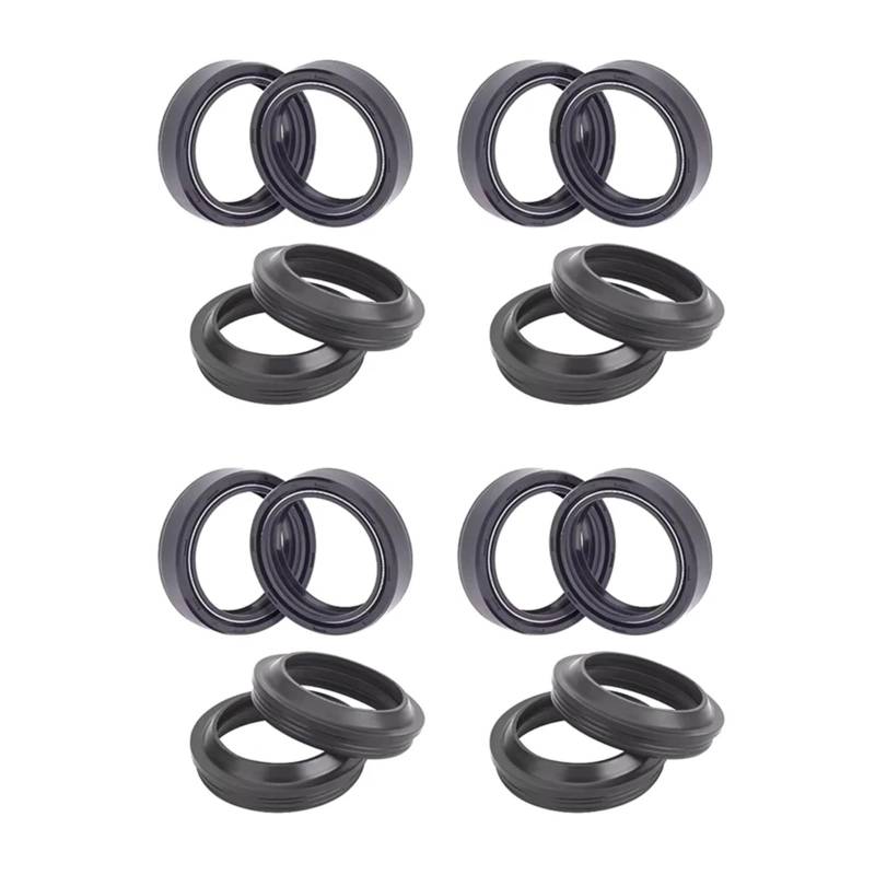 43x55x11 43 * 55 Front Shock Gabel Dämpfer Welle Öl Dichtung Halterungen 43 55 Staub Abdeckung for F800GS Abenteuer F800 F 800 GS 2014-15(8pc Seal 8pc Cover) von SOKNKSTF