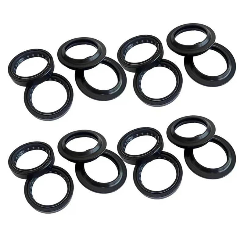 43x55x11 Front Shock Gabel Dämpfer Welle Staub Öl Dichtung Halterungen for BOARDWALK 1737 2013-14 SCHÜTZE 1737 2014-2017(8pc Seal 8pc Cover) von SOKNKSTF
