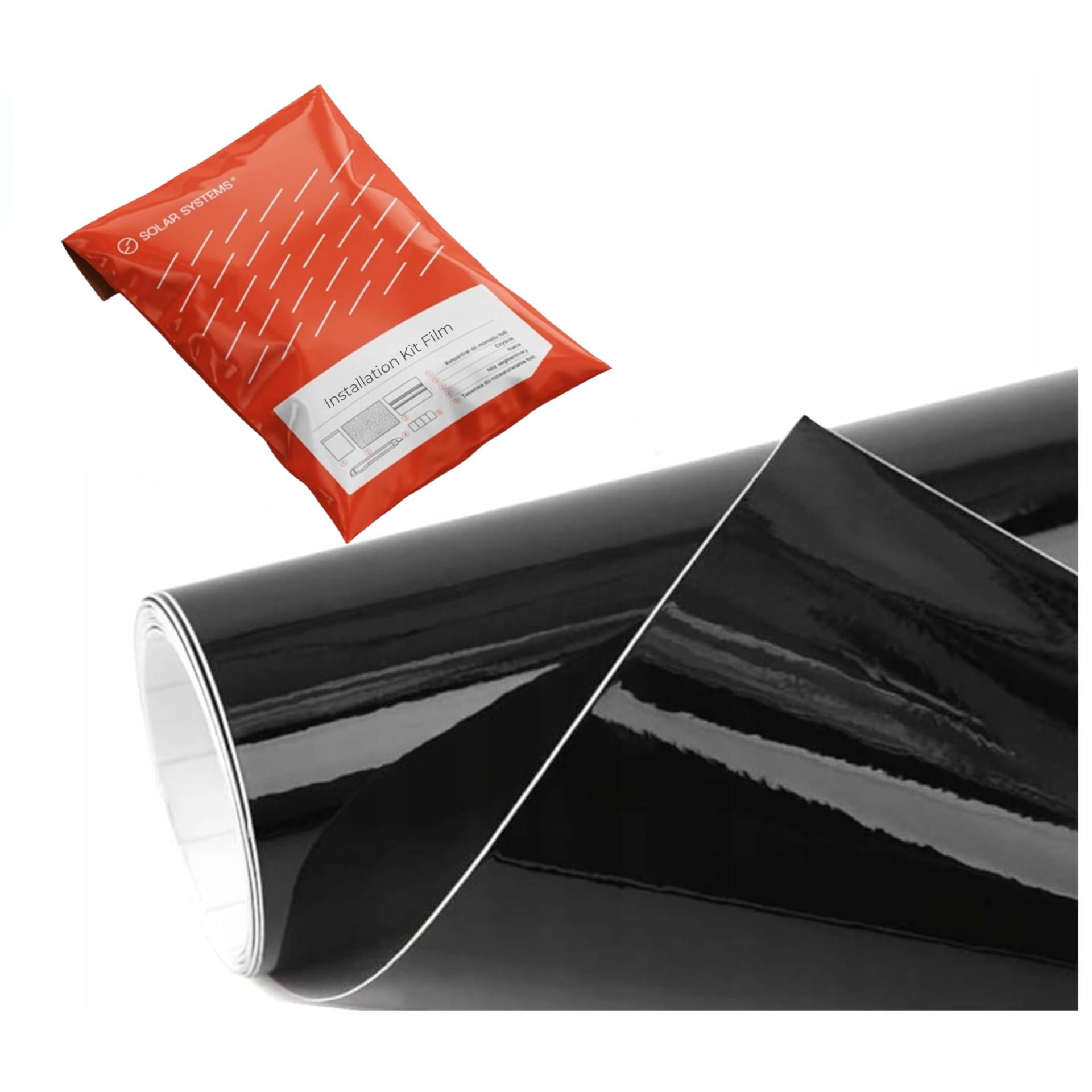 Solar Systems Selbstklebend Schwarz Glanz Autofolie - Car Wrapping Folie - Tönungsfolie Auto inklusive Montagezubehör 152x200cm Solar Systems Selbstklebend Schwarz Glanz Autofolie - Car Wrapping Folie - Tönungsfolie Auto inklusive Montagezubehör 152x200cm von SOLAR SYSTEMS