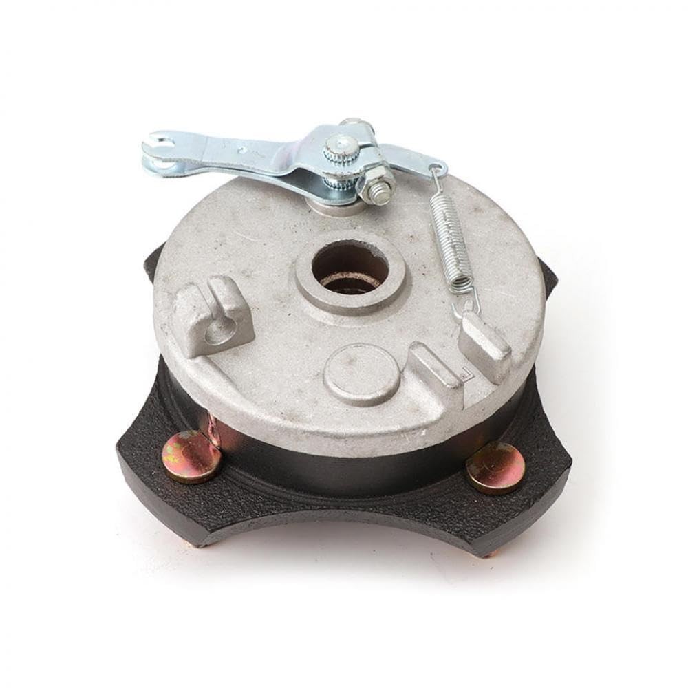 110 mm M10*4 Bolder links/rechts Bremsbremsrad-Hub mit Abdeckung kompatibel mit 110ccm 125cc 150cc Electric ATV Go-Kart UTV Buggy Quad Bike Teile(LEFT) von SOLFOVUZ