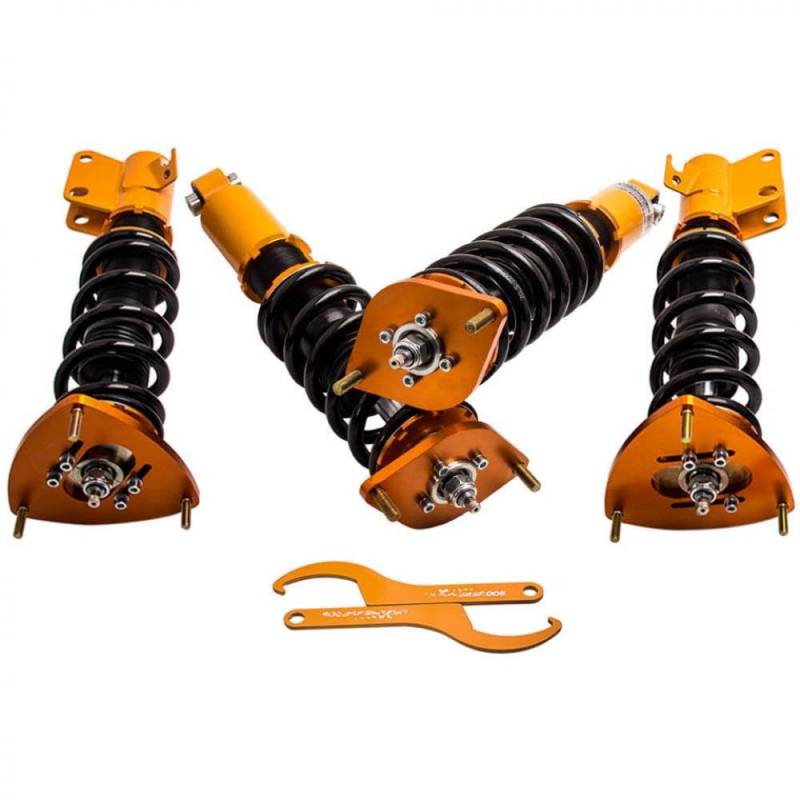 24 -Wege einstellbare Dämpfer -Stuilover -Suspensions -Kit kompatibel mit Impreza WRX 2008 bis 2013 Modelle von SOLFOVUZ