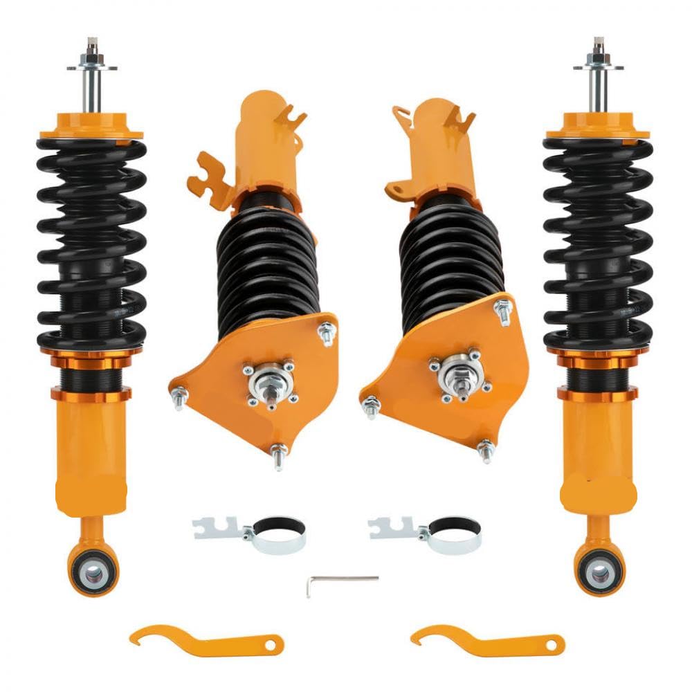Einstellbare Coilover-Suspensions-Kits 24 Wege kompatibel mit R50 R52 S R53 02-06 Stoßdämpfer sowie Stuilover-Feder und Schock von SOLFOVUZ