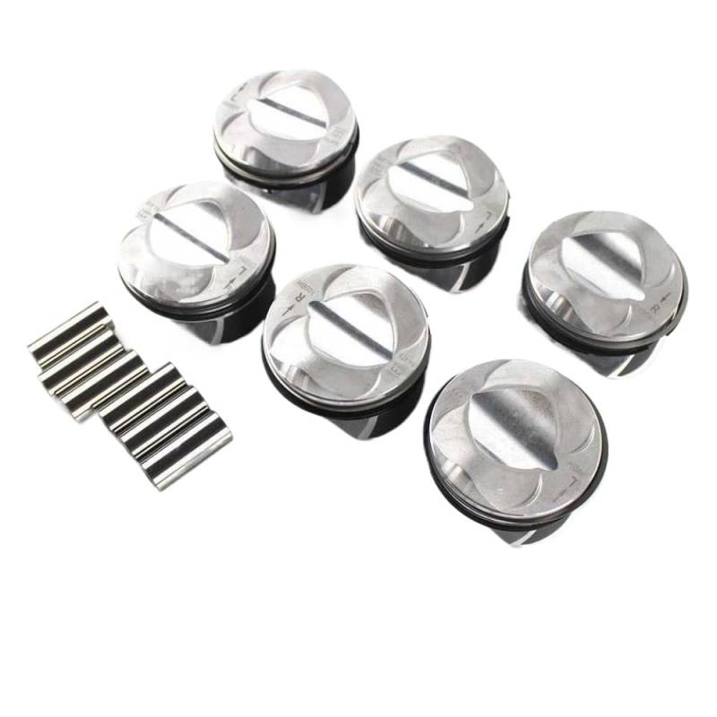 Kolbenringe eingestellt φ84,5 mm kompatibel mit A6 A7 A8 2,8 FSI V6 BDX CCDA CCEA Motorkomponenten Kolben Ringe Stangen Motorteile von SOLFOVUZ