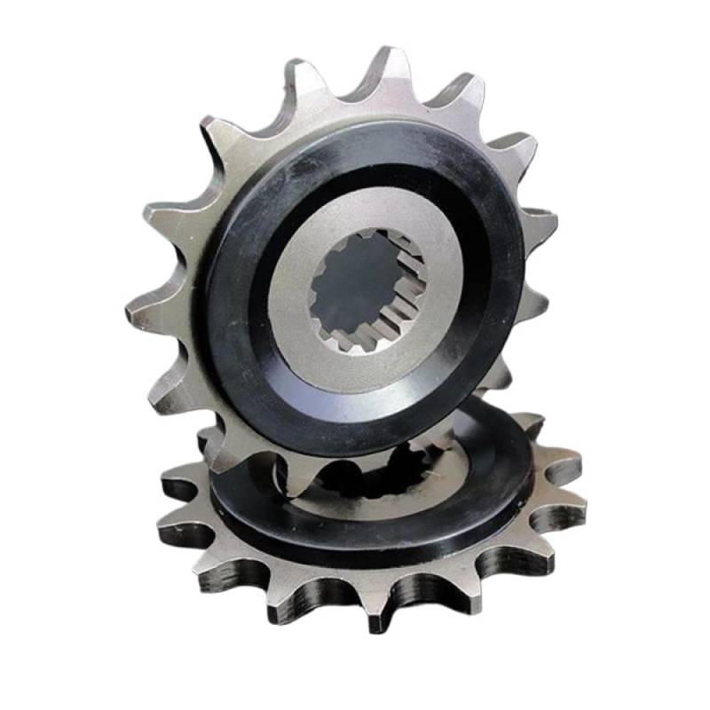 Kompatible 14T 15T Stille Vorderradkettenrad Kompatibel mit GW250 GSX250R DL250 Motorradrad 1PCS 20crmnti Material(14T) von SOLFOVUZ