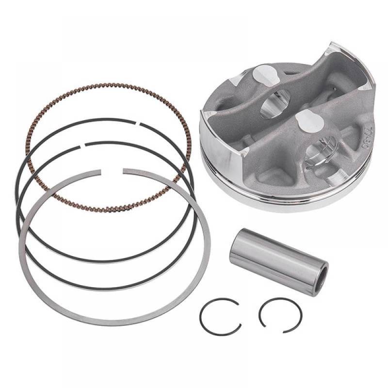 Motorradkolbenring-Kit 77mm STD kompatibel mit KX250F RMZ250 K1300-10005-000 K1300-10052-000 von SOLFOVUZ