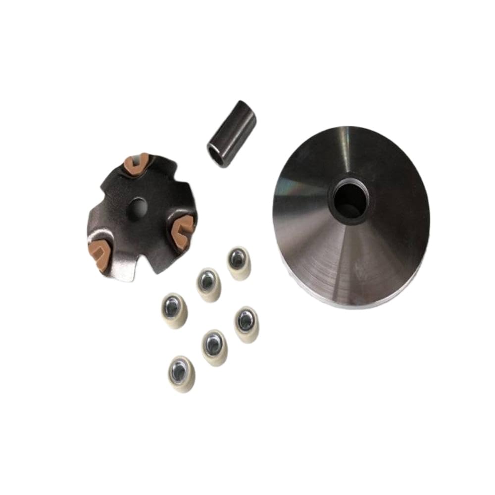 Motorradkupplung Variator Antriebs -Gesichtsscheibe -Rollenbaugruppe kompatibel mit 100 Motormodellen Spacy WH100 GCC SCR100 Motorradkupplung Variator Antriebs -Gesichtsscheibe -Rollenbaugruppe kompatibel mit 100 Motormodellen Spacy WH100 GCC SCR100 von SOLFOVUZ