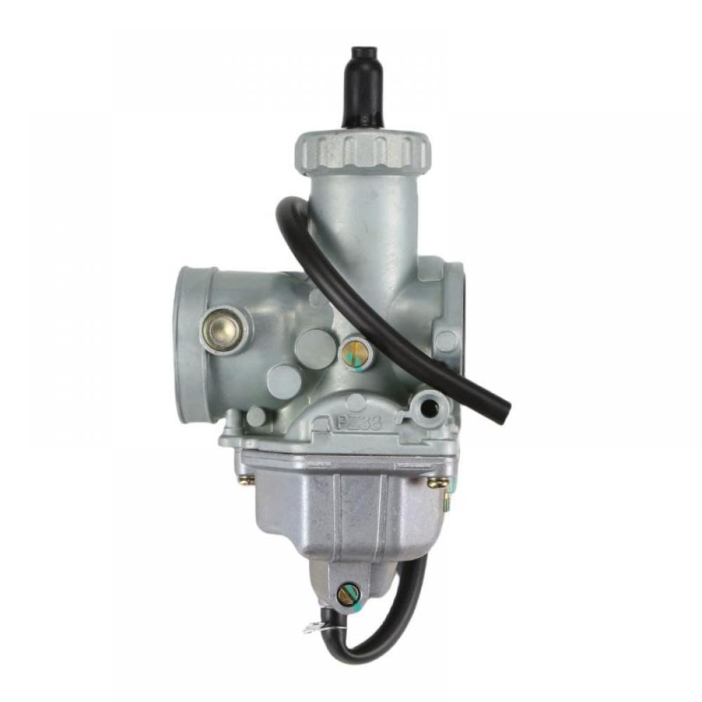 PZ33 33 mm Vergaser mit Ansaugkrümmer kompatibel mit CG TMX 250cc 300cc 350 400cc Quad Offroad ATV und CG 200-250cc Motorrad PZ33 33 mm Vergaser mit Ansaugkrümmer kompatibel mit CG TMX 250cc 300cc 350 400cc Quad Offroad ATV und CG 200-250cc Motorrad von SOLFOVUZ