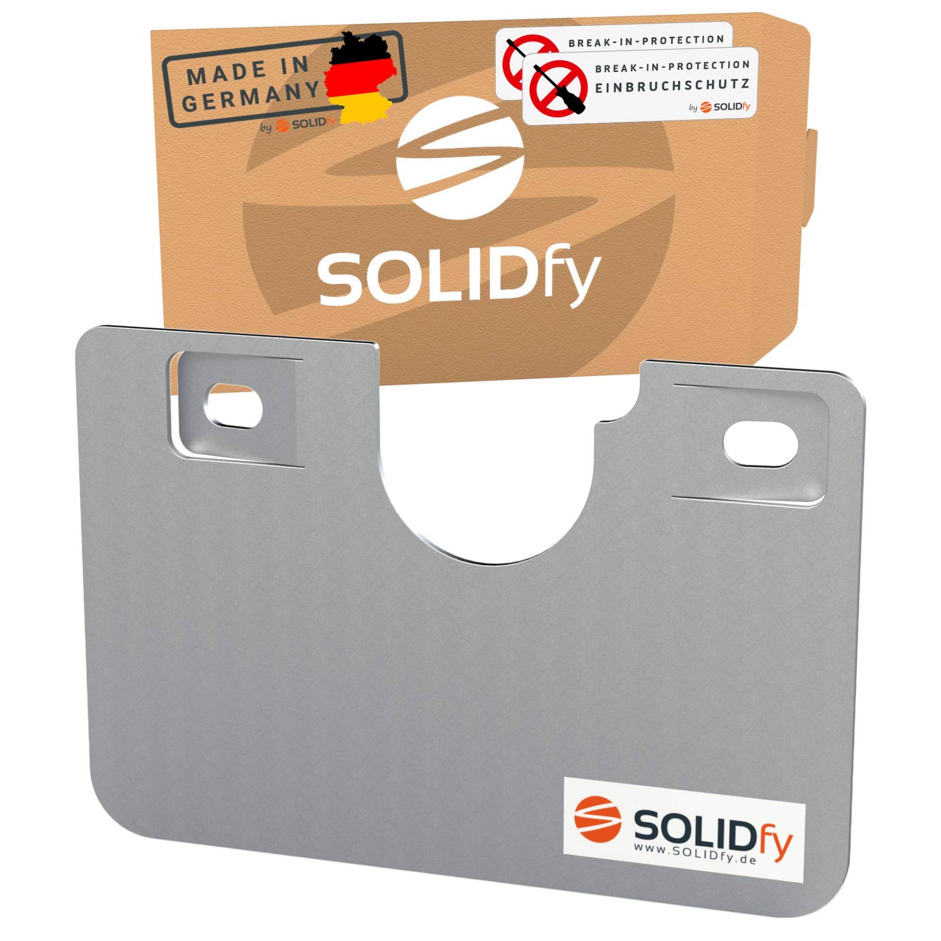 SOLIDfy® - Einbruchschutz Fahrertür Prick Stop Sicherung aus Edelstahl für Ducato, Jumper, Boxer X250 X290 von SOLIDfy