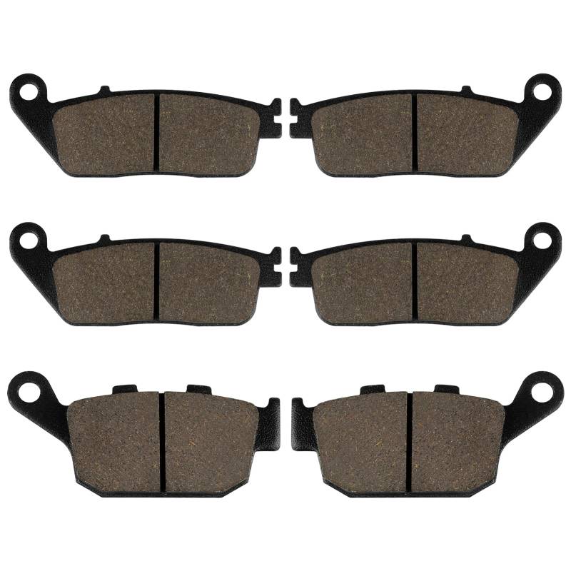 Bremsbeläge vorne und hinten für Kawasaki Z 800 Z800 CDS/CEF/CFF/CGF 2013 2014 2015 2016, Versys 650 KLE650 2015 von SOLLON