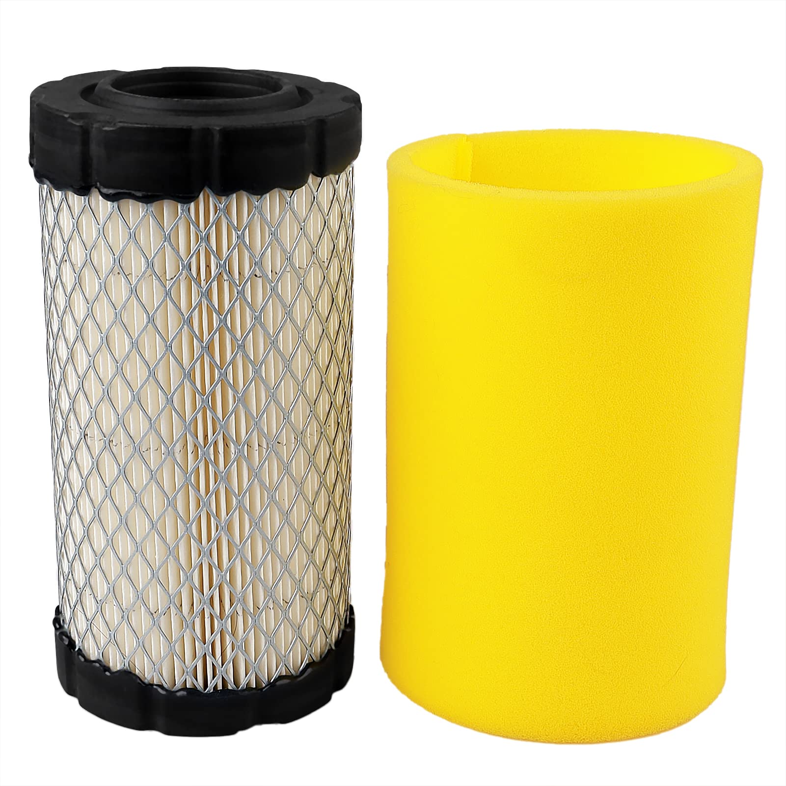 SOLLON Luftfilter Filter + Vorfilter Filter für Briggs Stratton 793569 5415K/John Deere GY21055 MIU11511 MIU11513/Bad Boy 063-4026-00 SOLLON Luftfilter Filter + Vorfilter Filter für Briggs Stratton 793569 5415K/John Deere GY21055 MIU11511 MIU11513/Bad Boy 063-4026-00 von SOLLON