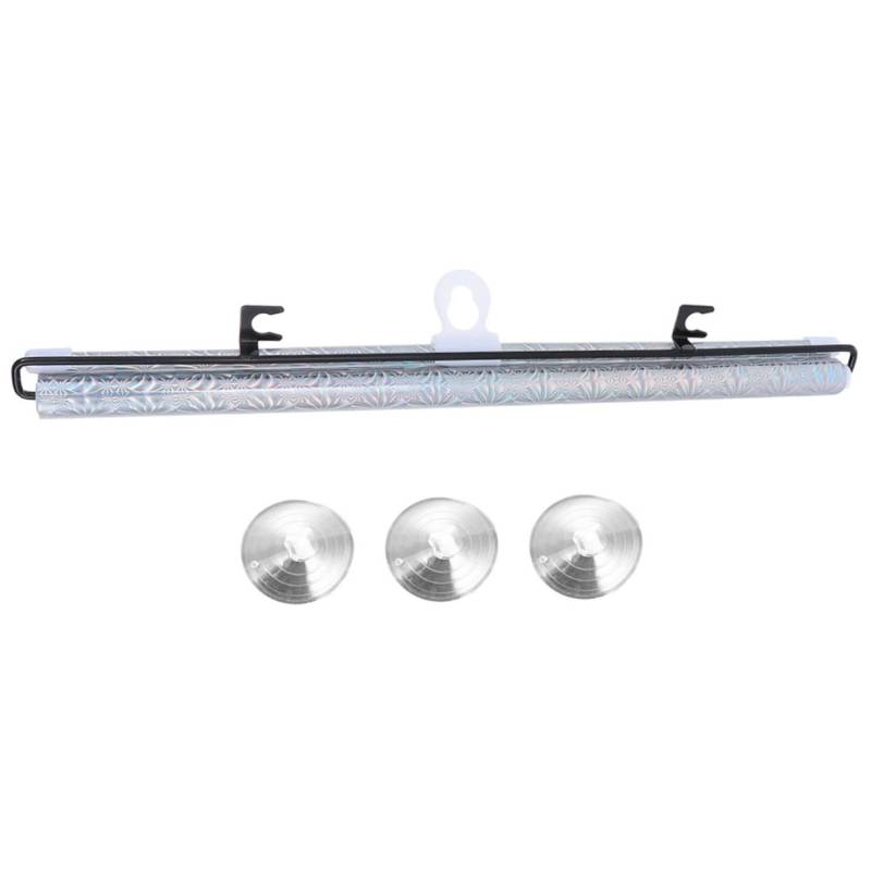 SOLUSTRE 1 Satz Saugnapfbecher Sonnenschutz Verdunkelung Blind Uv Blackout Windschutzscheibe Sonnenschatten Auto Jalousien Autofensternetz Vorhang Autoscheibentönung Silver PVC von SOLUSTRE