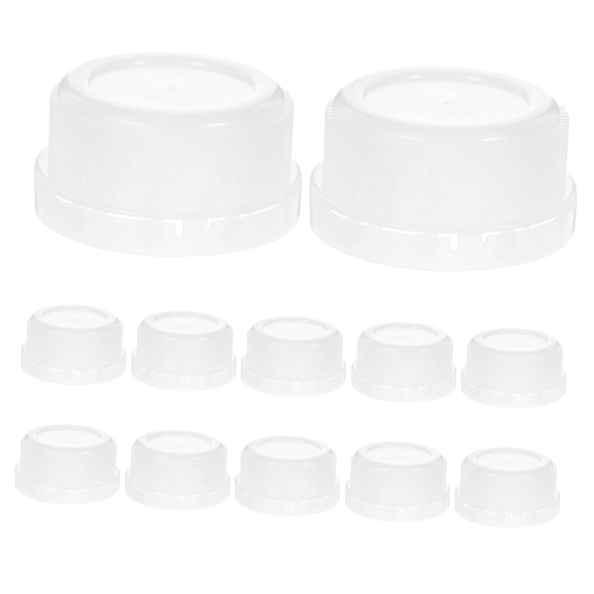 SOLUSTRE 12 Stück Deckel Kappe Benzinkanister Tank Weiß Plastik von SOLUSTRE