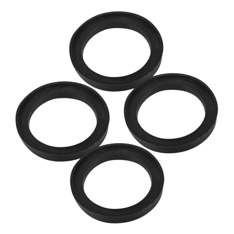 SOLUSTRE 2 Paare Car-Audio-Lautsprecher mit fit Spacer Geschirr Schallbahn Abstandshalter für Auto-Stereo-Lautsprecher Distanzring für den Lautsprecheradapter Plastik Black von SOLUSTRE