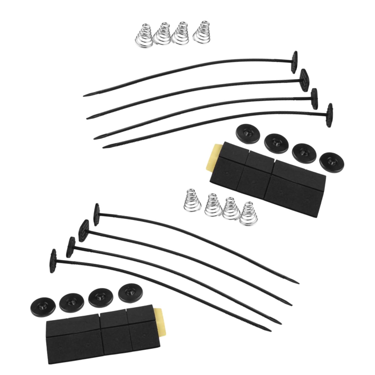 SOLUSTRE 2 Satz Auto Lüfter Kühler Halterung Aufblasbare Schaufensterpuppe Universelles Autozubehör Car Tuning Parts Metalllüfter-kit Für Elektrische Lüfter Kühler Stehen Suite von SOLUSTRE
