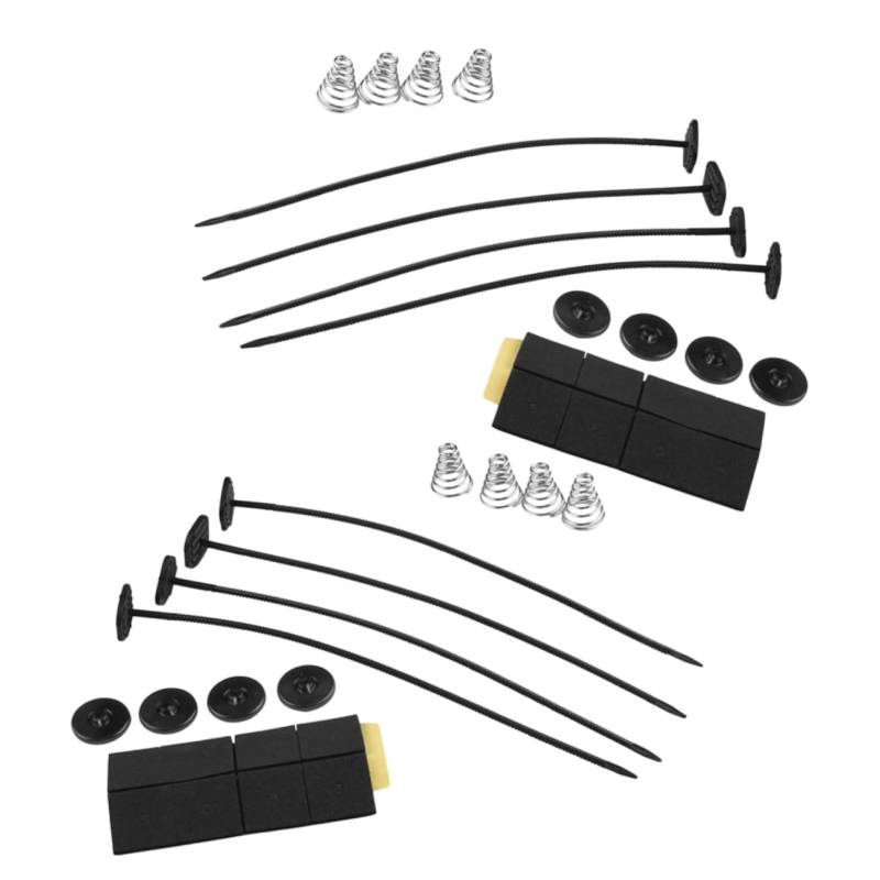 SOLUSTRE 2 Satz Auto Lüfter Kühler Halterung Aufblasbare Schaufensterpuppe Universelles Autozubehör Car Tuning Parts Metalllüfter-kit Für Elektrische Lüfter Kühler Stehen Suite von SOLUSTRE