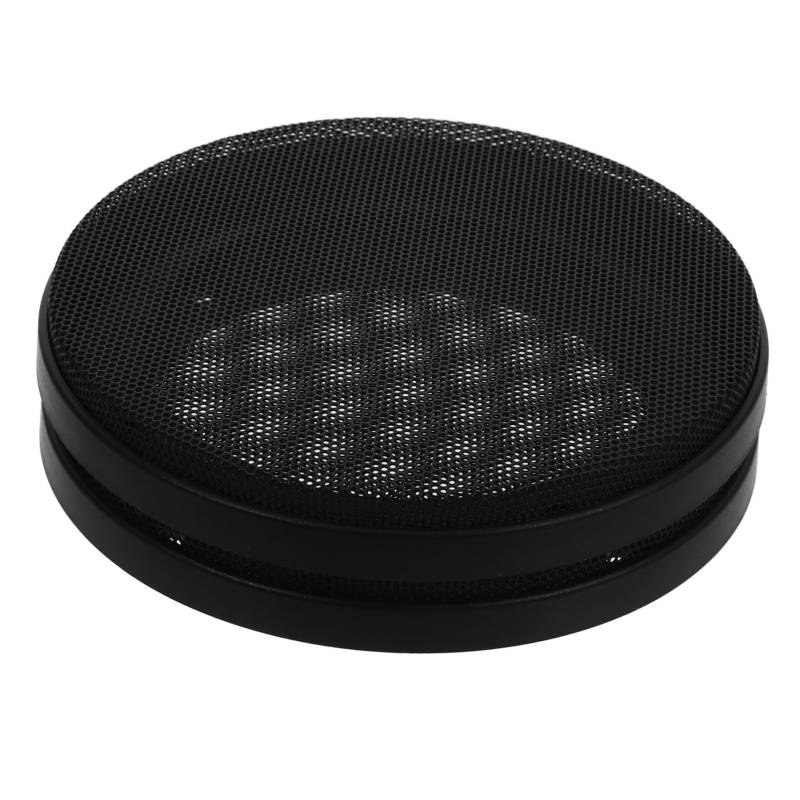 SOLUSTRE 2 Stück Audio-lautsprechergitter Sprecher Grill Lautsprechergitternetz Subwoofer Schutz Abdeckung Des Lautsprechergitters Lautsprechergitterabdeckung Eisen Black von SOLUSTRE