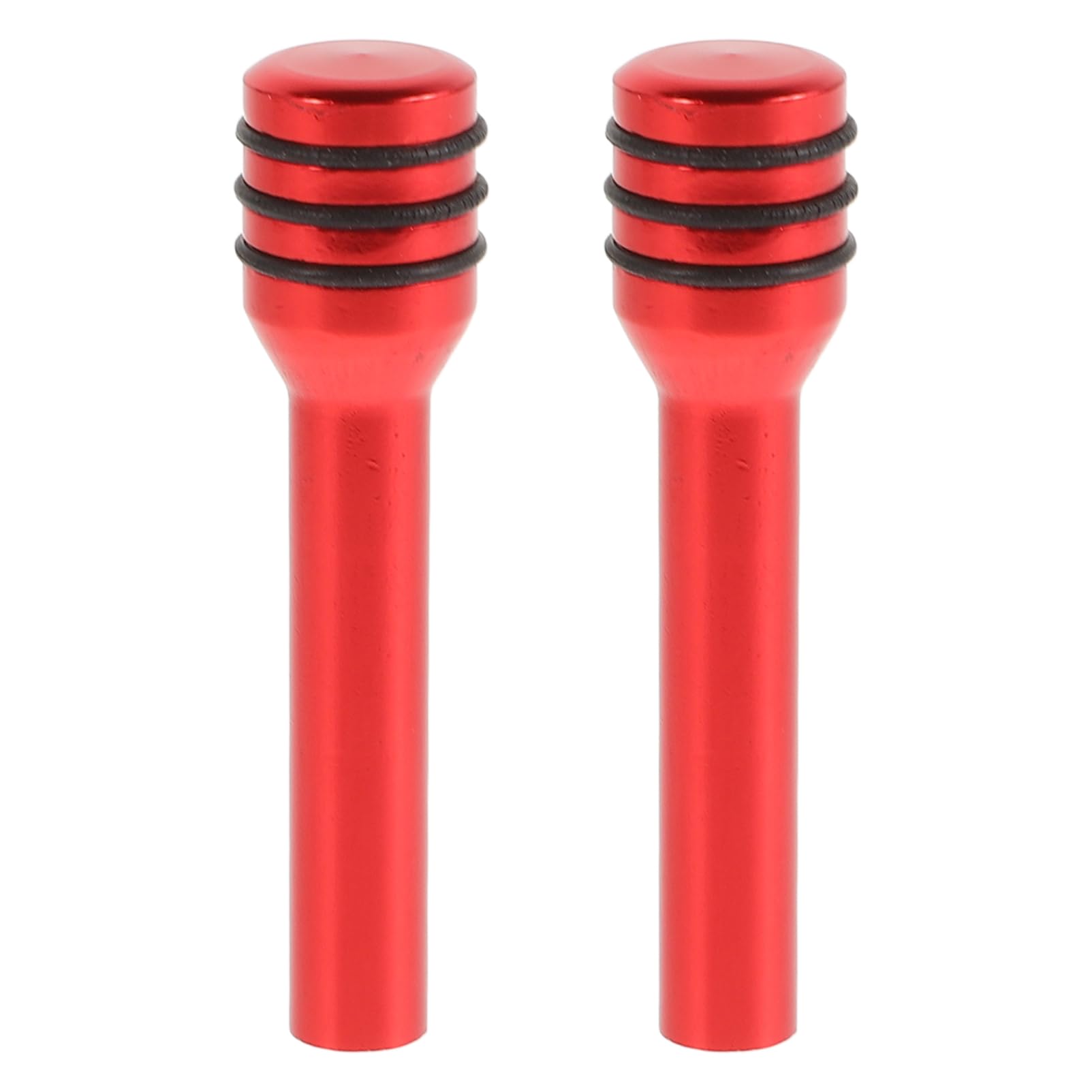 SOLUSTRE Auto-innenraum-modifikationszubehör Aluminium-autotürschloss- Diamant-verzierung Rot 2-teiliges Set von SOLUSTRE