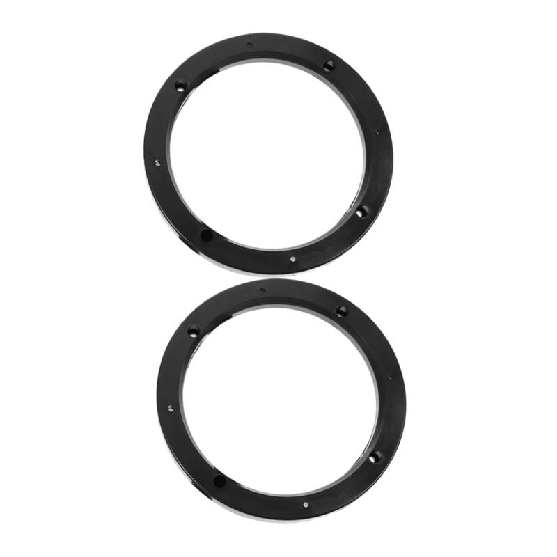 SOLUSTRE 2 Stück Hornscheibe Zu Adapterbügel für Autolautsprecher Rückseite Stecker Spacer Abstandshalter für Autolautsprecher Distanzring für den Lautsprecheradapter Black von SOLUSTRE